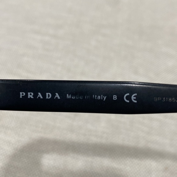PRADA black 👓 glasses 🤓 made in Italy with case - Picture 13 of 16
